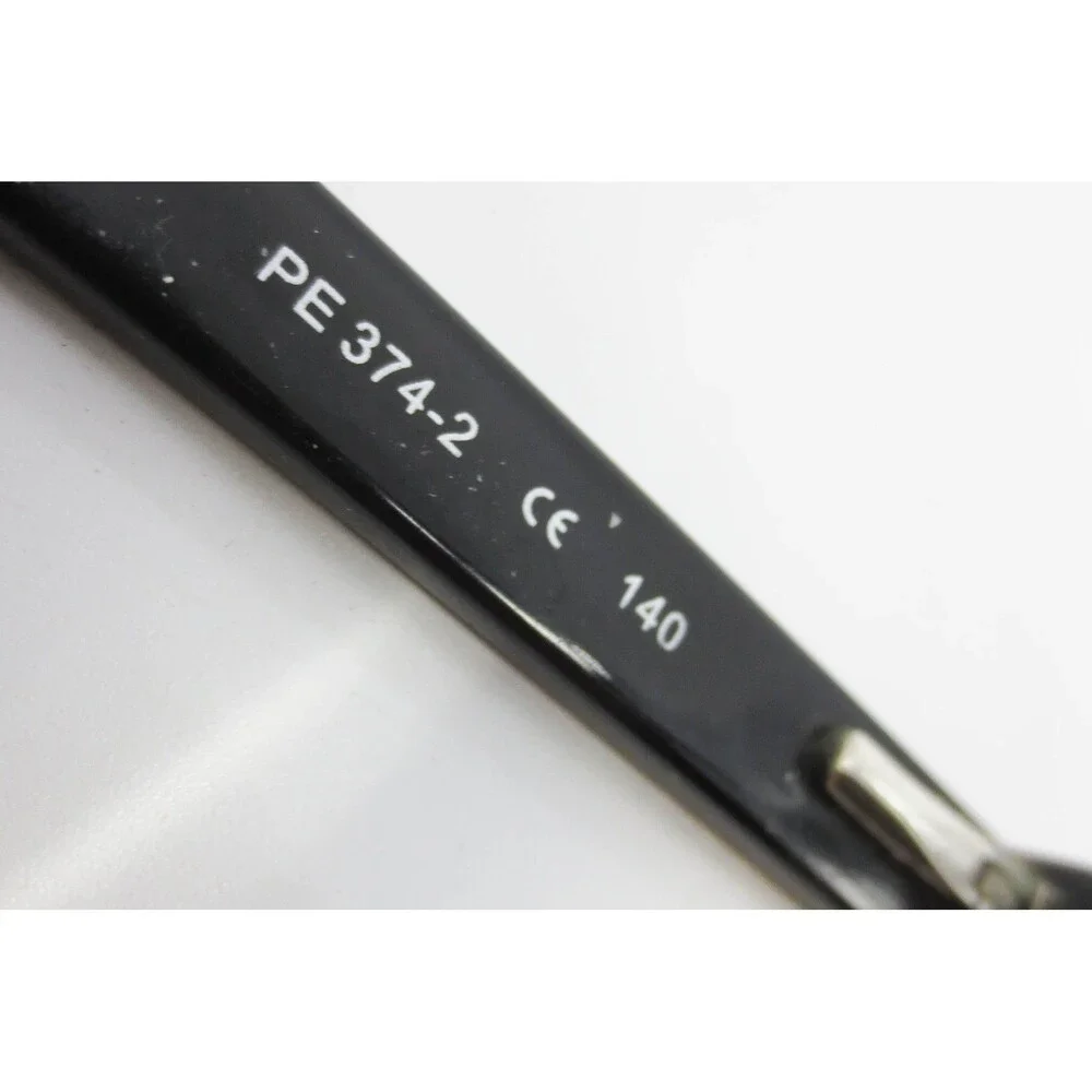 Perry Ellis PE 374-2 Black Wood Grain Square Eyeglass Frames 50-17-140